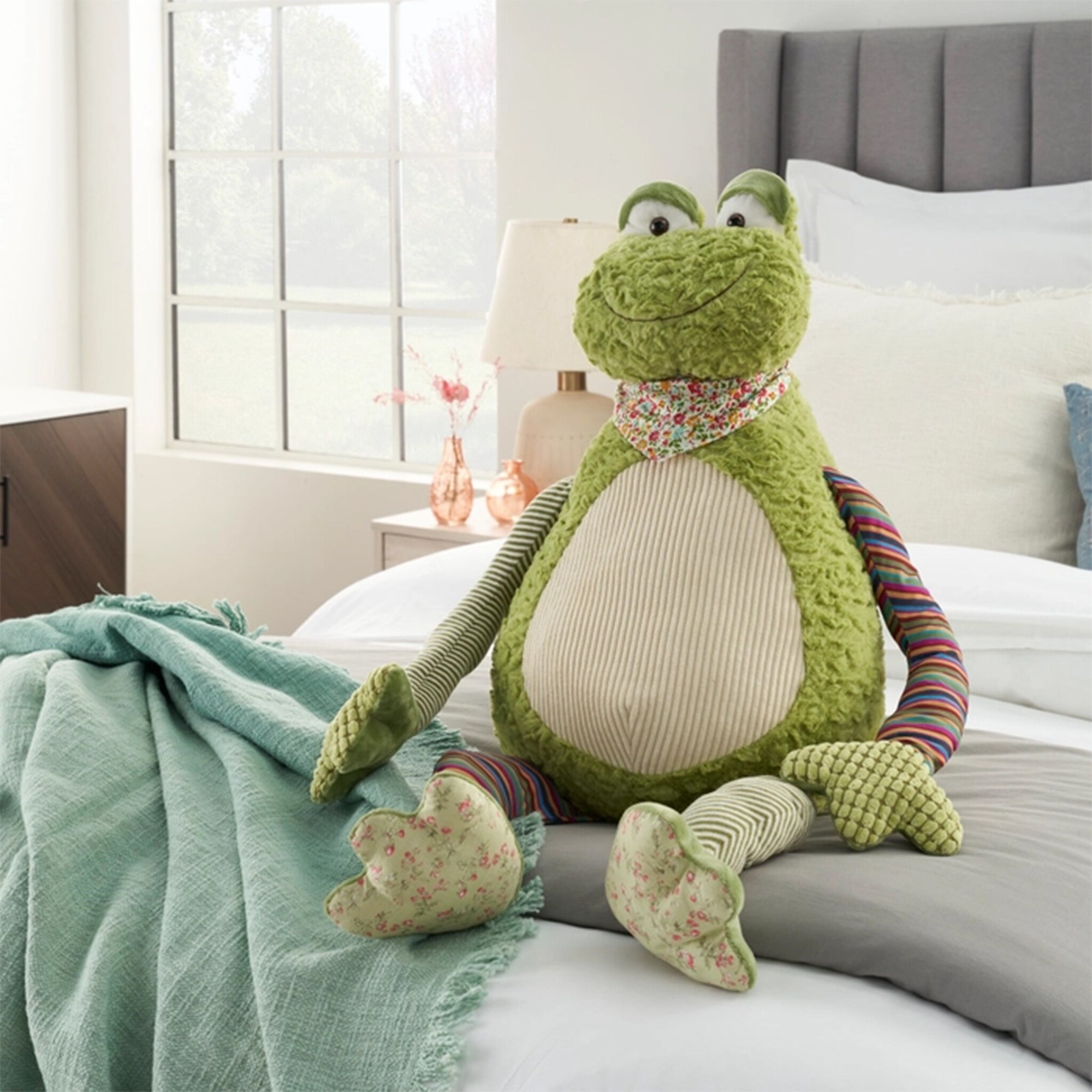 Fred the Green Frog Plush Animal