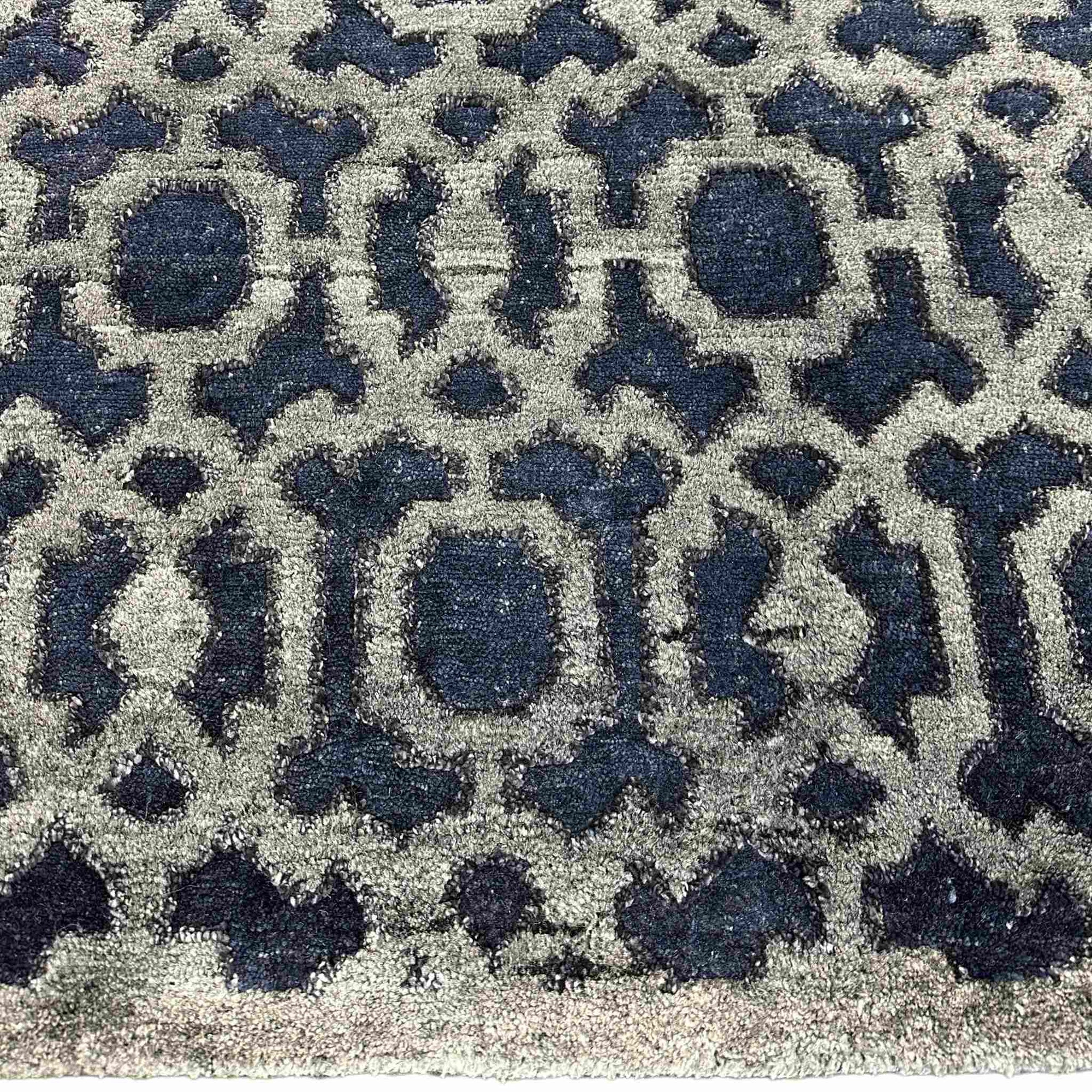 Indian 8' x 10' Modern Transitional Wool Rug